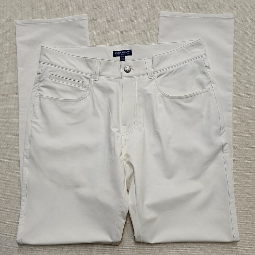 Peter Millar Off-White Chino Pants